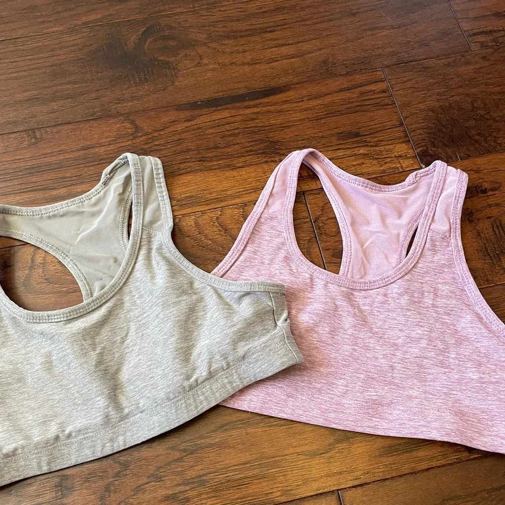 👽💜 GIRLS 2PCK SPORTS BRA 💜👽 - Picture 3 of 4